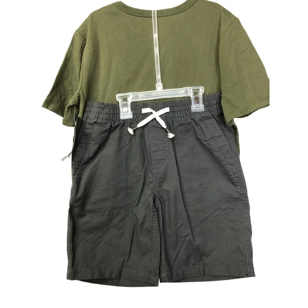 GAP Boy's 2-Piece Short Sleeve‎ T-Shirt & Shorts Outfit Set SZ 10/12 NWT